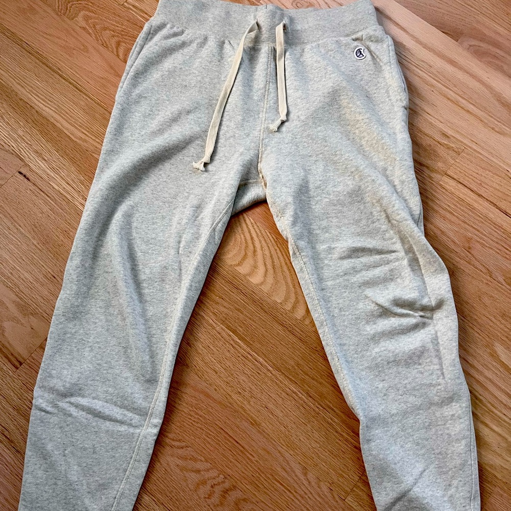 Todd Snyder + champion sweatpants in eggshell
